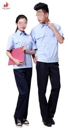 廠家定制夏季短袖男女款工程服，電工服，廠礦服