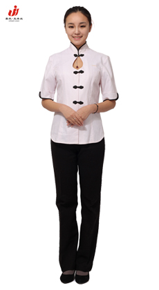 工作服 制服武漢廠家供應(yīng)性感粉色套裝按摩技師服服裝