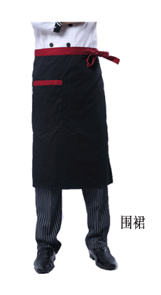 百搭酒店服務員圍裙定做