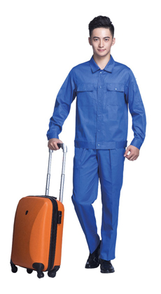 廠家批發(fā)夏季工裝套裝男春秋長袖工程服勞保服純棉帆布電工汽修服裝