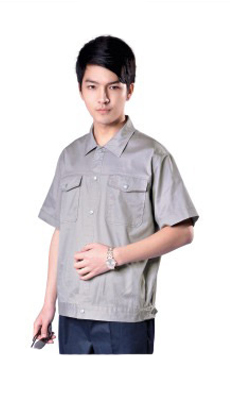 克柔絲夏季工作服男 勞保服工服套裝 春秋工裝長袖汽修服工程服車間工衣