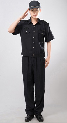 夏季短袖保安服套裝定做