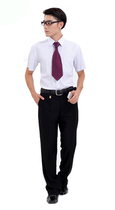定制男式商務(wù)工作制服