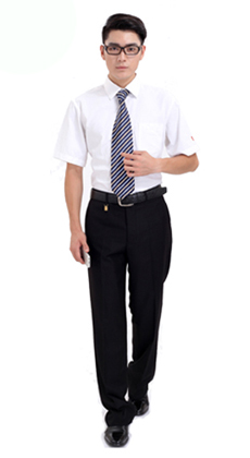 夏季短袖襯衣工作服定制
