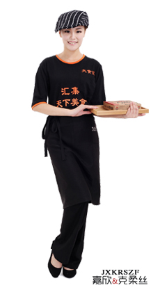 酒店餐飲服務(wù)員工作服訂做