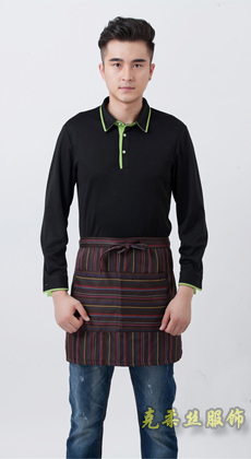 定做服務(wù)員長(zhǎng)袖工作服