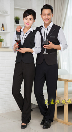 廠家定做酒吧服務(wù)員馬甲